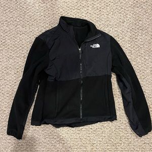 North Face black fleece jacket, Women’s M/L
